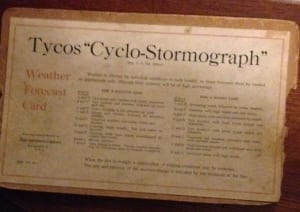 Cyclo-stormograph Paper
