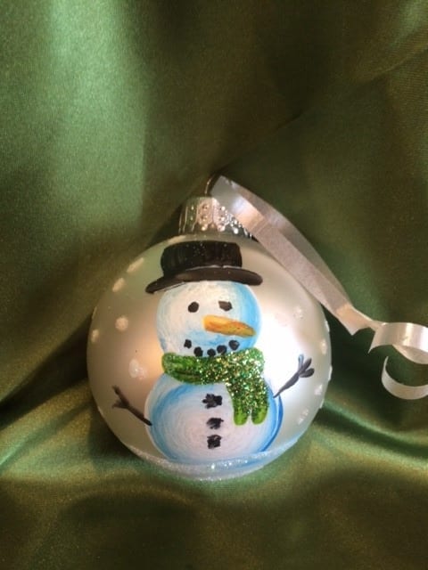 ornament with snowman