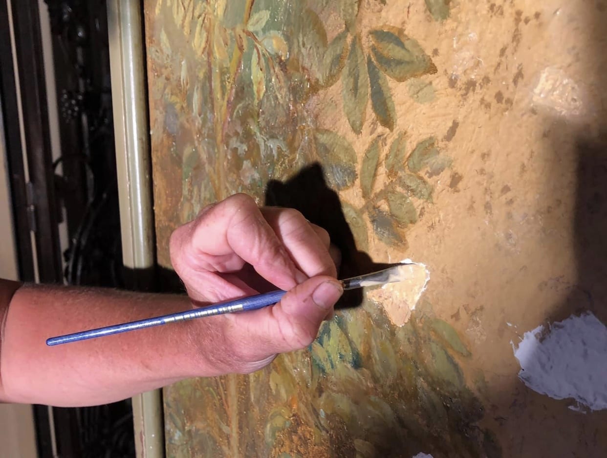 conservation pic of mural far away